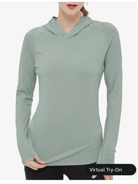 Bamboo Long-Sleeve Hooded Women's Top